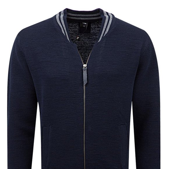 TWEEN Navy Blue Zip Up Sweater - Picture 1 of 2